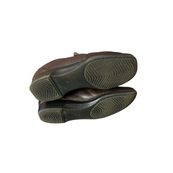 French Shriners Mens Size 9 1/2 W Slip On Loafer Shoes Brown - Picture 8 of 10